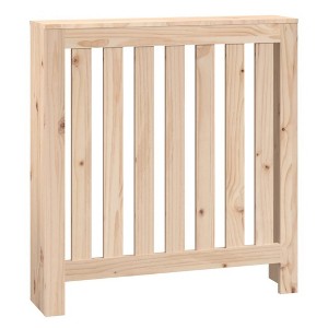vidaXL Radiator Cover Office Heating Cabinet Cupboard Shelf Solid Wood Pine - 1 of 4