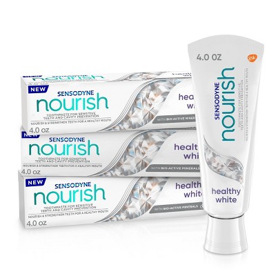 Sensodyne Nourish Healthy White Mint Toothpaste - 3ct/4oz