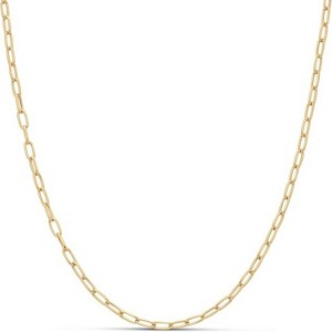 Attop 14K Gold Plated Paperclip Chain Necklace - 1 of 4