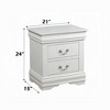 NicBex Nightstand with 2 Drawers,Modern Side Table with Storage Space and Wood Frame,Bedside Table for Bedroom,Living Room - 3 of 4