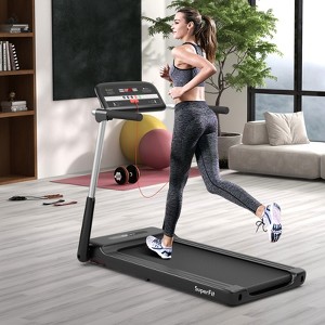 Superfit 2.25HP Folding LED Treadmill Electric Running Walking Machine with APP Control Gym - 1 of 4
