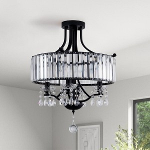 Maxax 16.5" Modern Elegant Crystal Flush Mount - 1 of 4