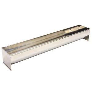O'Creme Stainless Steel Yule Log Mold Watertight Leak-Proof 19.7 Inch x 3.15 Inch x 2.44 Inch High - 1 of 1
