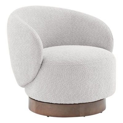 Spruce&Spring Upholstered Swivel Accent Chair Fabric
