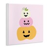 Stupell Industries Pastel Happy Jack-o-Lanterns Wall Plaque Art - 2 of 4