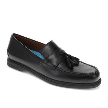 Dockers Mens Woodward Genuine Leather Dress Casual Tassel Loafer Shoe