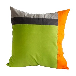 Slickblue Decorative Knitted Fabric Pillow Cushion 19.7"x19.7" - Down Alternative Fill, 3 Color Options - 1 of 4