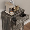 Tilt Out Trash Cabinet, Dog Proof 10 Gallon Garbage Can Cabinet with Deodorizing Function - 4 of 4