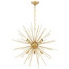 Elegant Lighting Timber 8 light Brass pendant - 4 of 4