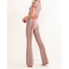 Women's Ezra Texture Knit Flare Pant - Pretty Garbage M - 4 of 4