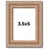 PosterPalooza | Photo Size Deco Brown Picture Frame - UV Acrylic, Foam Board Backing, Hanging Hardware - 2 of 4