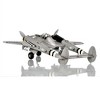 1940s U.S. Twin-Engine Fighter Plane Model 5 Inch H – Iron Vintage Replica with Guns ByOld Modern Handicrafts - 2 of 4