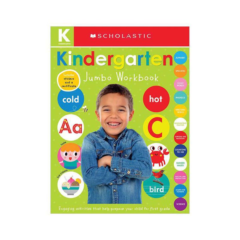 Jumbo Kindergarten -  Workbook by Scholastic Inc. & Scholastic Early Learners (Paperback), 1 of 2