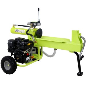 COWLOWN Portable 20 Ton Auto Return Ram System 7HP Engine Horizontal Full Beam Steel Wedge Firewood Splitting Forestry Harvesting - 1 of 4