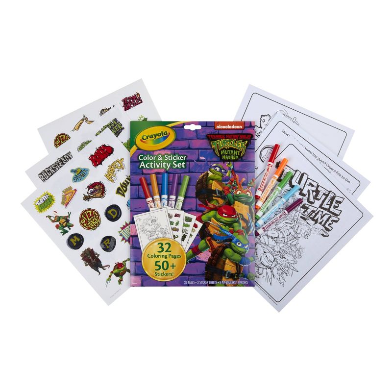Crayola TMNT Color &#38; Sticker Activity Set, 3 of 7