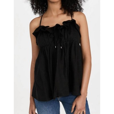 Women's JAYCE LINEN LACED EMPIRE TOP - MARISSA WEBB