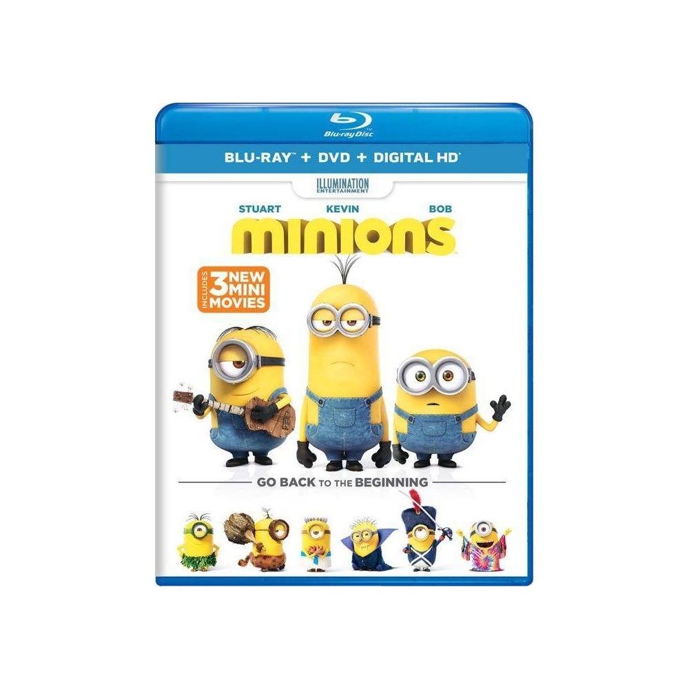 UPC 025192188701 product image for Minions (Blu-ray + DVD + Digital) | upcitemdb.com