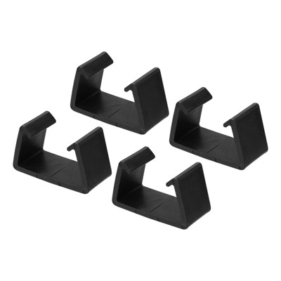 Unique Bargains Outdoor Patio Furniture Clips Fixed Connection Chair Fasteners Black