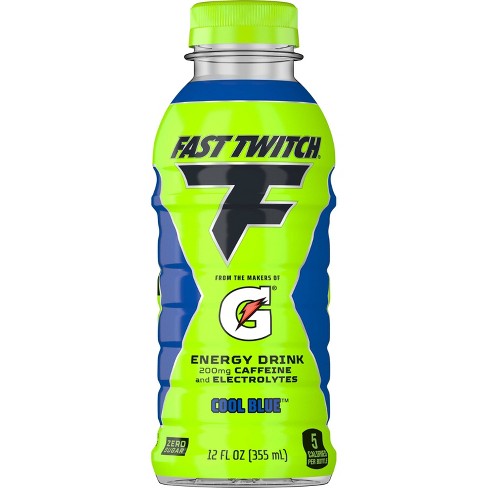  Fast Twitch By Gatorade Cool Blue Energy Drink - 12 Fl Oz Bottle : Target