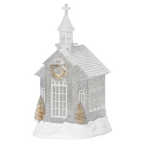 Roman LED Swirl Church Christmas Decorative Figurine - 1 of 3