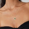 14K Gold Layered Necklace Set - Floral Clover Pendant Stackable Jewelry for Women, Engagement/Birthday Gift - 3 of 4