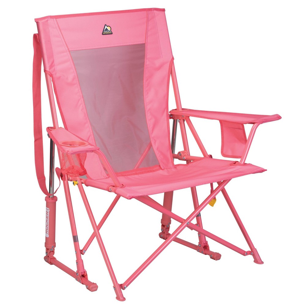 Photos - Garden Furniture GCI Outdoor Comfort Pro Rocker Foldable Rocking Camp Chair - Blush