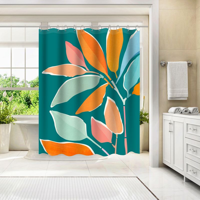 Americanflat 71X74 Floral Shower Curtain by Sabina Fenn, 3 of 6