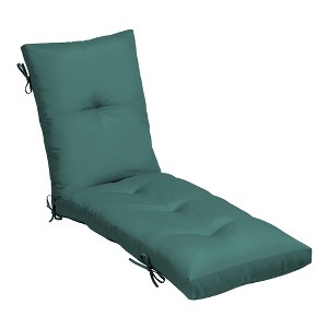 ARDEN Outdoor Plush Modern Tufted Chaise Cushion, 76 x 22, Water Repellent, Fade Resistant, Tufted Cushion for Chaise Lounger 76 x 22 - 1 of 4