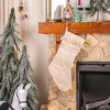 20" HGTV Home Collection Christmas Stocking With Fringe And Sequin Detail - National Tree Company - 2 of 3