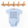 The Juniper Shop SmileyWorld Patriotic Stars Stacked Baby Short Sleeve Bodysuit - 2 of 4