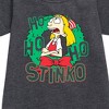 - Hey Arnold! - Ho Ho Ho Stinkos Graphic Short Sleeve Fleece Dress - 2 of 3
