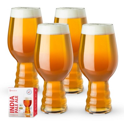 Spiegelau 4 - Piece 26.5oz. Lead Free Crystal Craft Beer Glass Glassware  Set