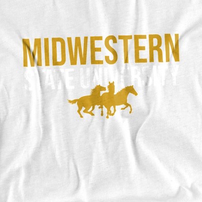 Men's Midwestern State University Official Stacked T-Shirt Stacked