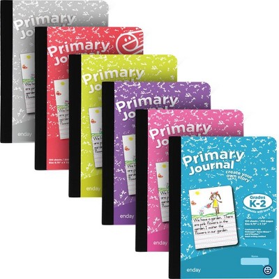 Enday Primary Journal Story Composition Notebooks, Half Ruled