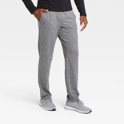 Men's Soft Stretch Tapered Joggers - All In Motion™ Gray Heather M