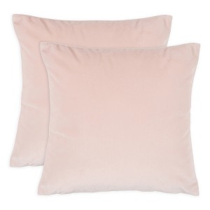 KAF Home Velvet  Set of 2 Pillow Covers - 16" x 16" - 1 of 3