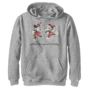 Boy's Mickey & Friends Celebrate The Magic Of Holidays Pull Over Hoodie - 1 of 4