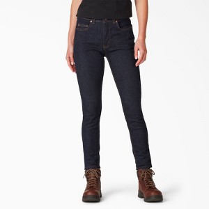 Dickies Women's Perfect Shape Skinny Fit Jeans - 1 of 3