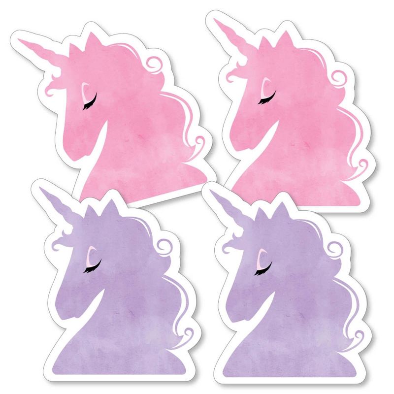 Big Dot of Happiness Rainbow Unicorn - Decorations DIY Magical Unicorn Baby Shower or Birthday Party Essentials - Set of 20, 2 of 6