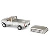 Greenlight 1/64 1997 Ford F-250 4x4 Pickup Truck with Bed Cap Rick's Auto Sales, LP Diecast Exclusive 51625 - 4 of 4