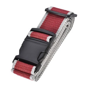 Unique Bargains Travel Outdoor Luggage Adjustable Buckle Belt Utility Straps - 1 of 4