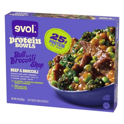 Evol Protein Bowls Beef & Broccoli Bowl Frozen Meal- 14 oz