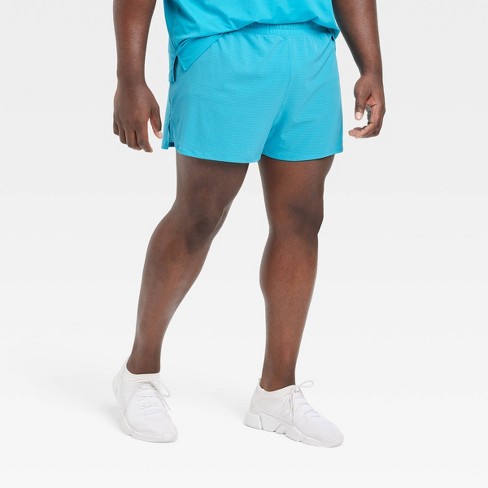 Men's Big Lined Run Shorts 3 - All In Motion™ Powderpuff Blue 3xl