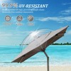 PAGED Rectangle Patio Umbrella Modern Market Umbrella with Lift, Tilt, Crank for Garden and Poolside, Umbrella Base Not Included - 2 of 4