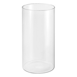 Unique Bargains High Borosilicate Glass Wear Resistant Clear Cylinder Vase - 1 of 4