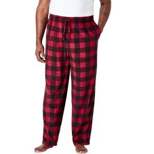 KingSize Men's Big & Tall Microfleece Pajama Pants - 1 of 4