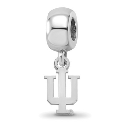 Black Bow Jewelry Sterling Silver Indiana Hoosiers NCAA Bead Charm
