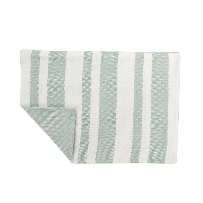 C&F Home Sol Stripe Sea Glass Placemat Set of 6