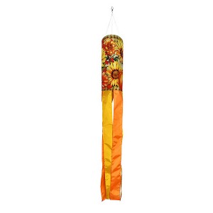 Briarwood Lane Wind Spinner 40x6 Welcome Fall Flowers For Fall Wind Spinner - 1 of 3