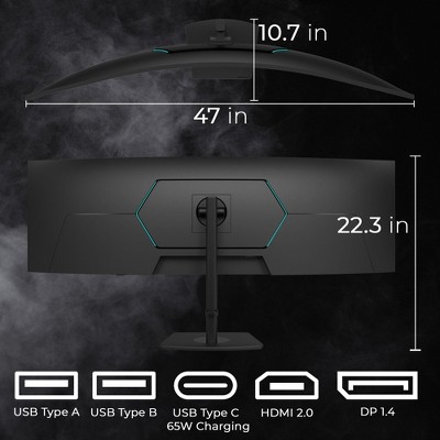 Deco Gear 49" Curved Ultrawide Monitor DQHD 5120x1440 120Hz